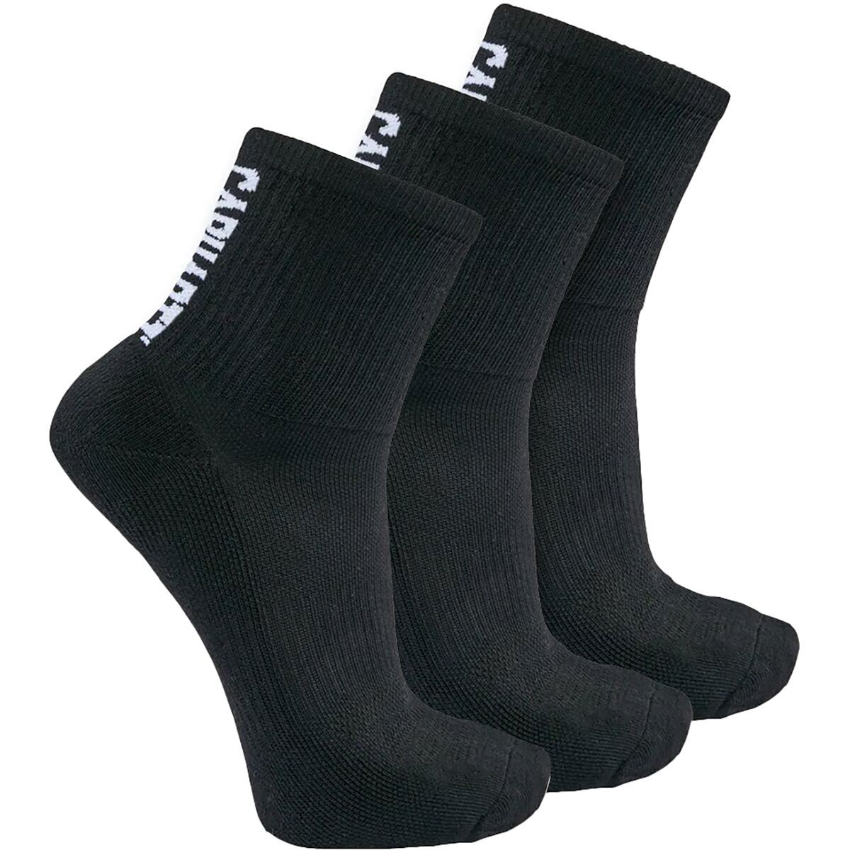 Image of Carhartt Gloves Force Logo Short Crew Sock - 3-Pack - Men's Black, L