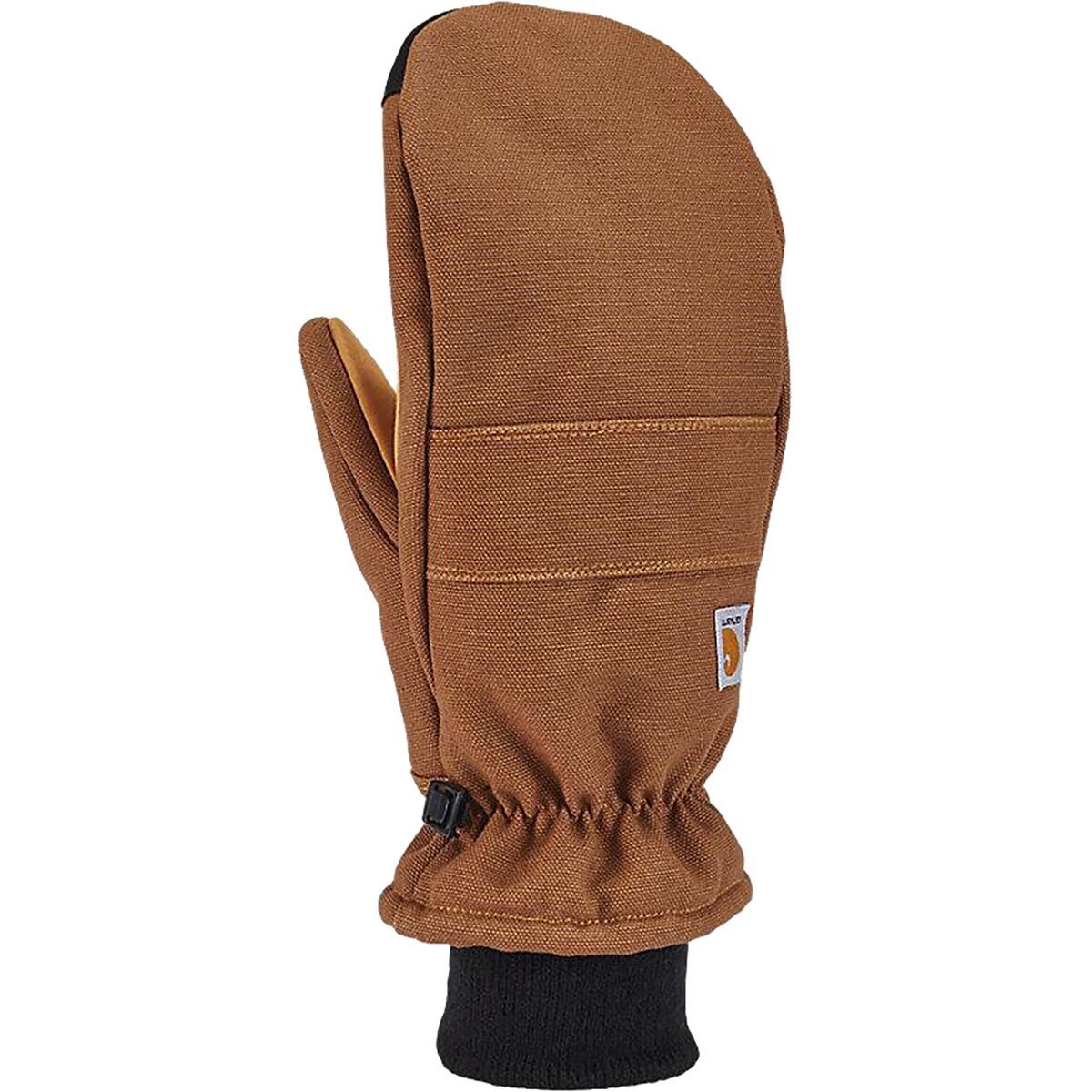 Carhartt Gloves Insulated Leather Knit Cuff Mitten - Women