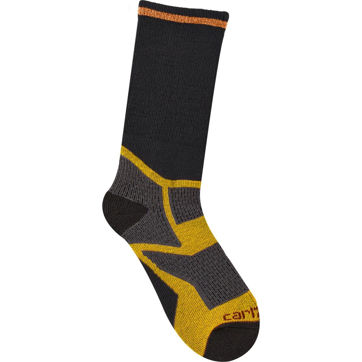 Image of Carhartt Gloves Synthetic-Merino Wool Blend Crew Sock- Kids' Orange, L