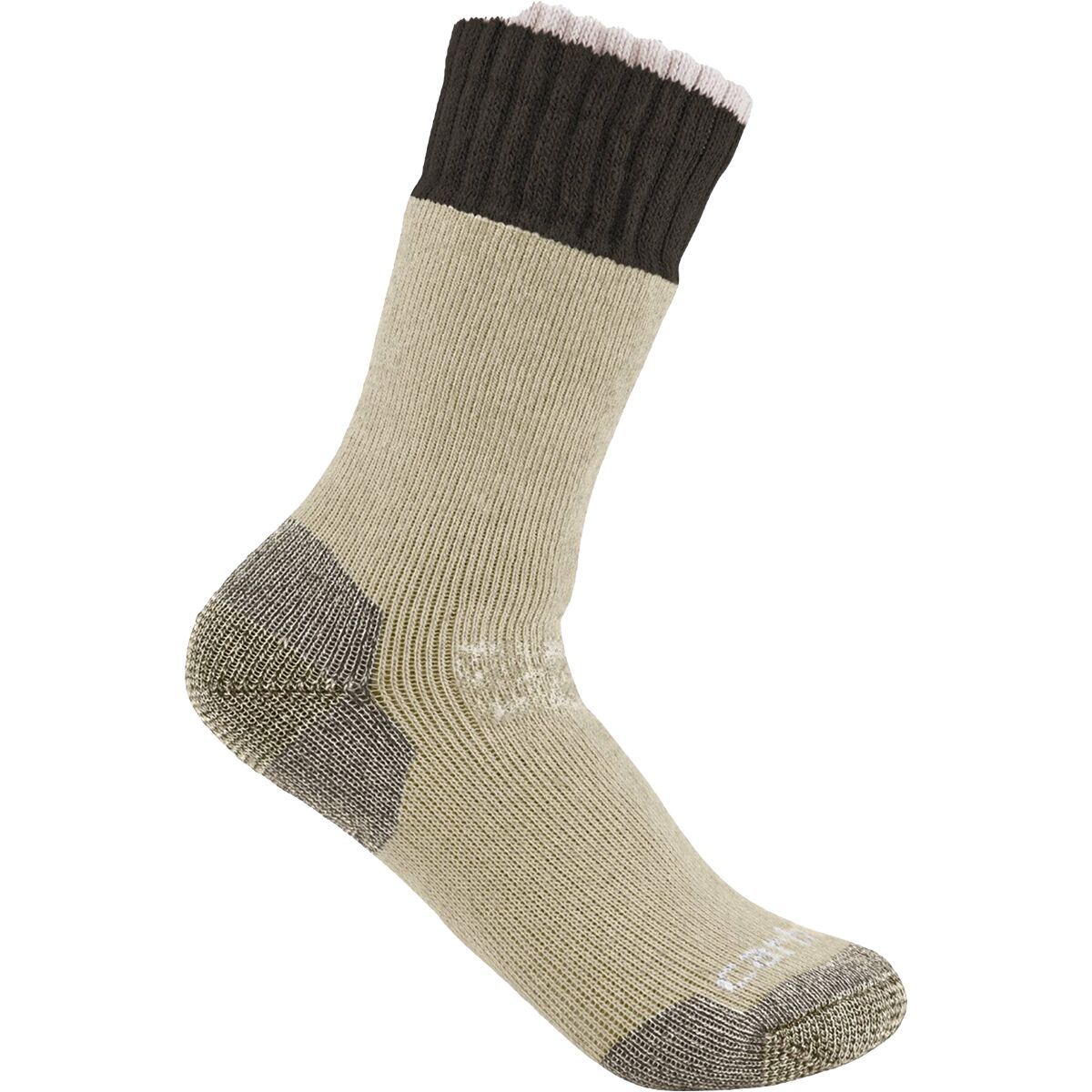 Image of Carhartt Gloves Synthetic-Wool Blend Boot Sock - Women's Khaki, M