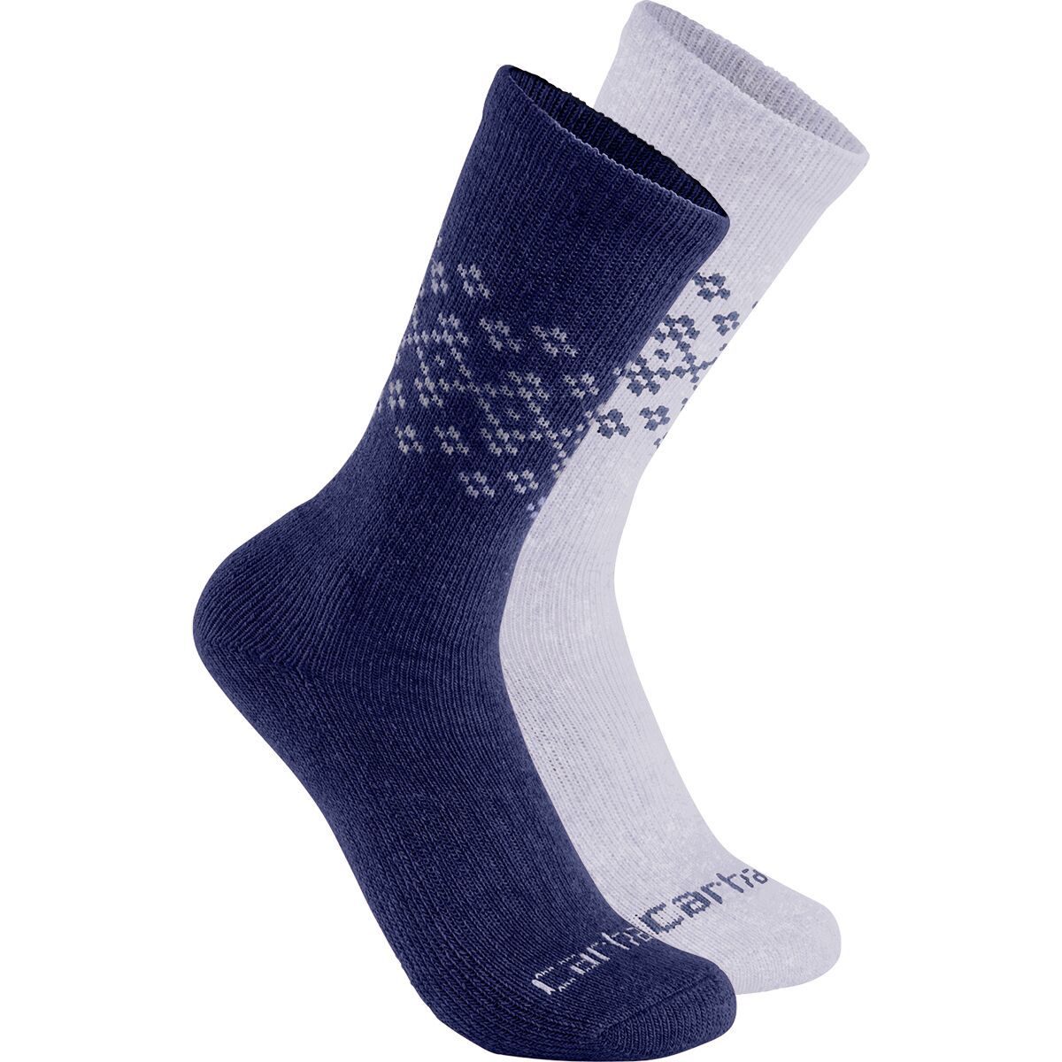Image of Carhartt Gloves Synthetic-Wool Blend Fairisle Crew Sock - 2-Pack - Women's Assorted 05, M