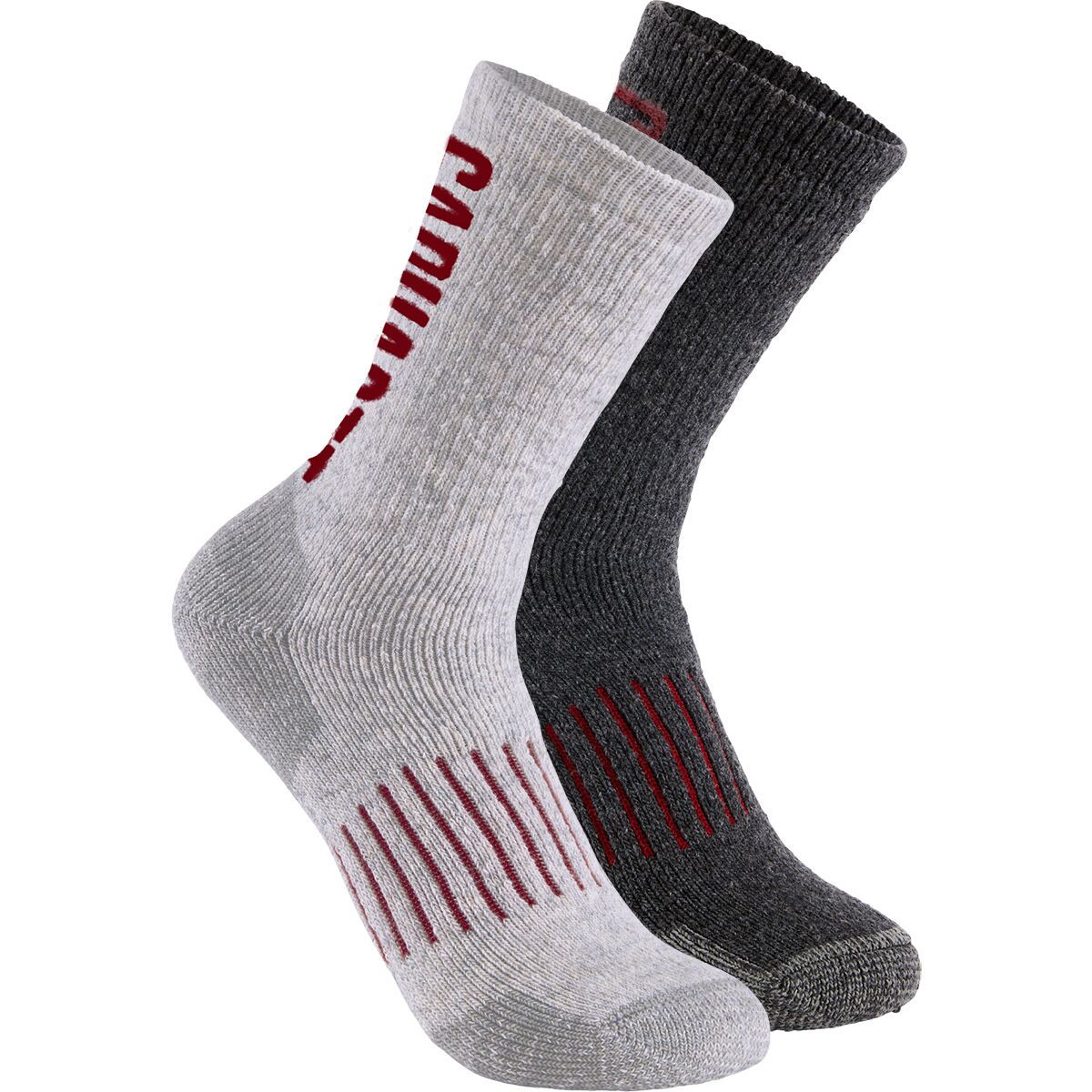 Image of Carhartt Gloves Synthetic-Wool Blend Logo Crew Sock - 2-Pack - Men's Assorted 1, L