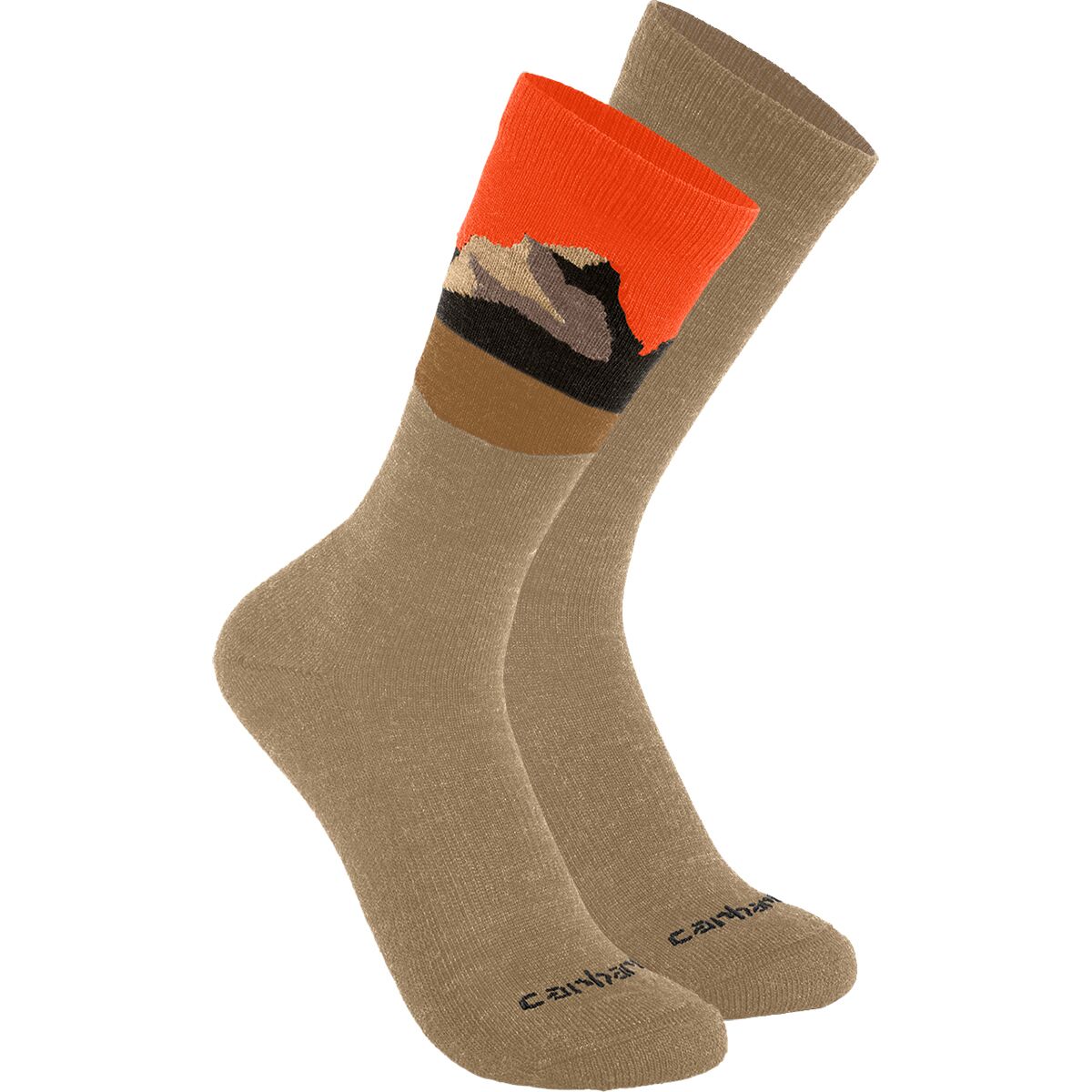 Carhartt Gloves Carhartt Gloves Synthetic-Wool Blend Mountain Crew Sock - 2-Pack - Men's Assorted 3, L