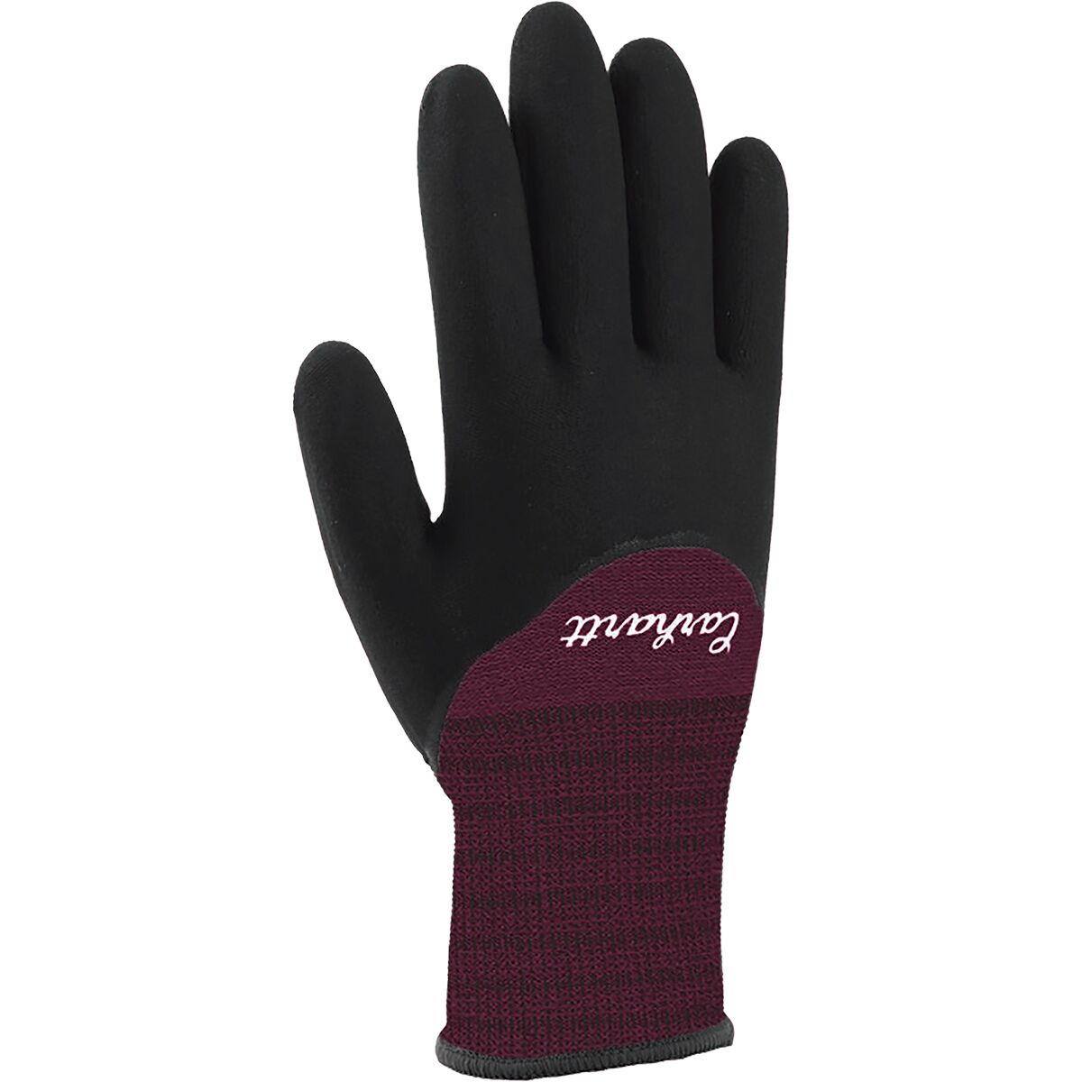 Image of Carhartt Gloves Thermal-Lined Full Coverage Nitrile Glove - Women's Deep Wine, S
