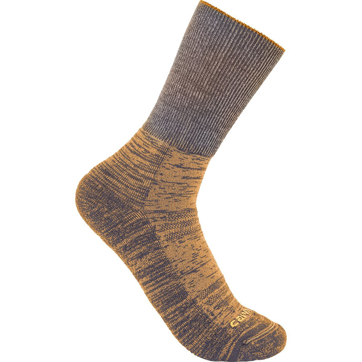 Image of Carhartt Gloves Twin Knit Crew Sock - Men's Amber Glow, L