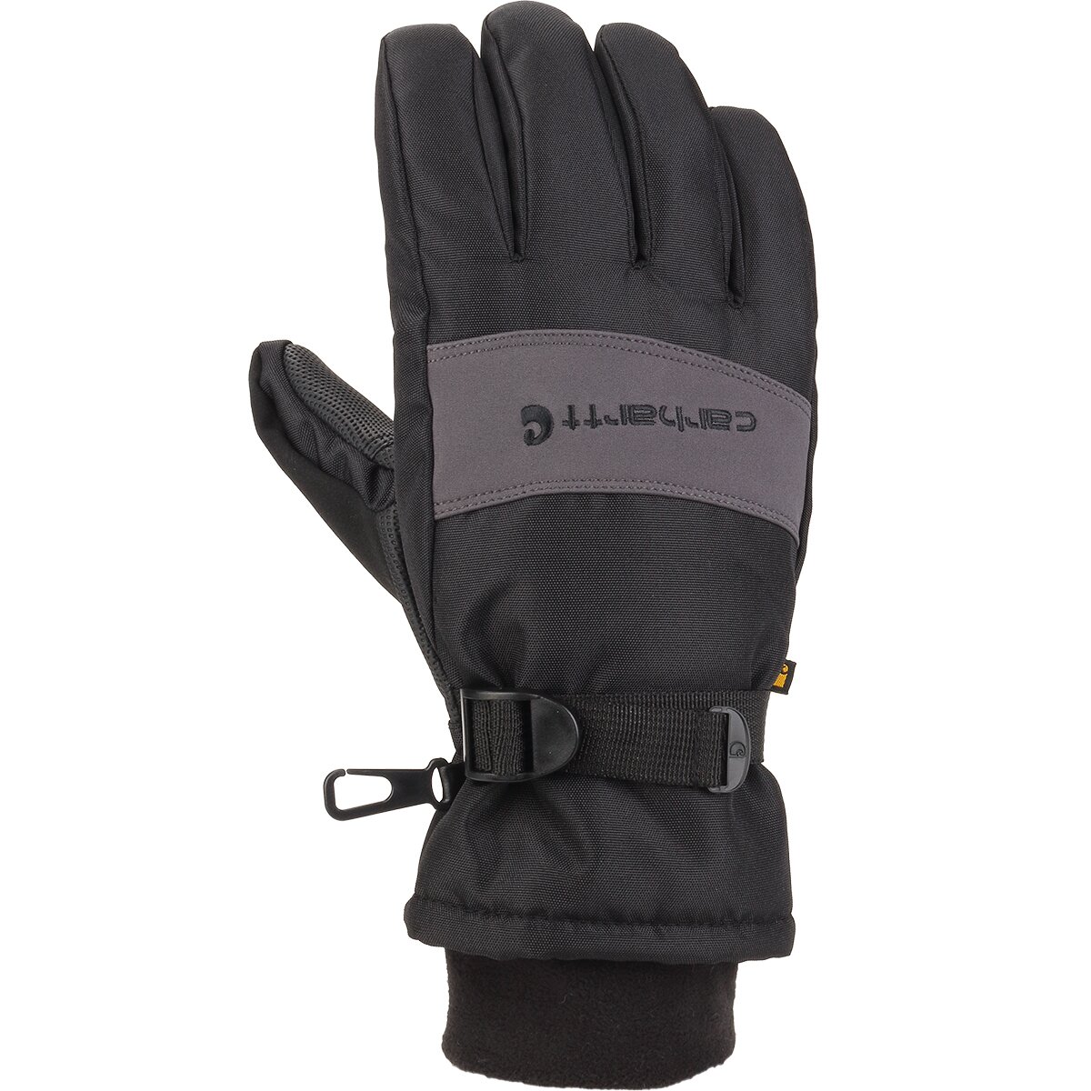 Image of Carhartt Gloves WP Insulated Knit Cuff Glove - Men's Black Grey, S