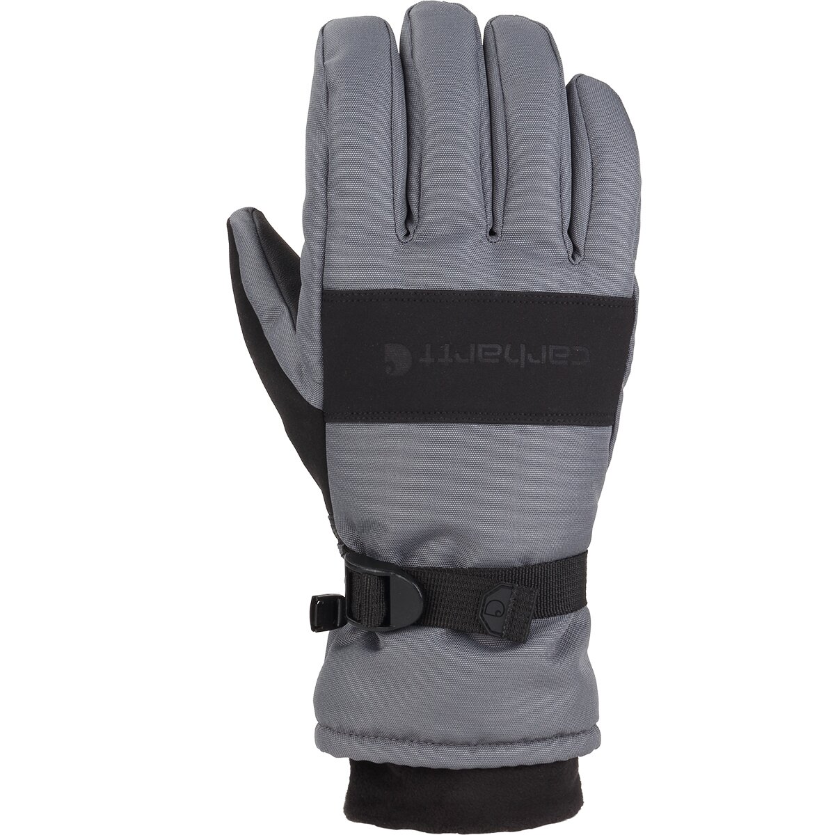 Image of Carhartt Gloves WP Insulated Knit Cuff Glove - Men's Dark Grey Black, S