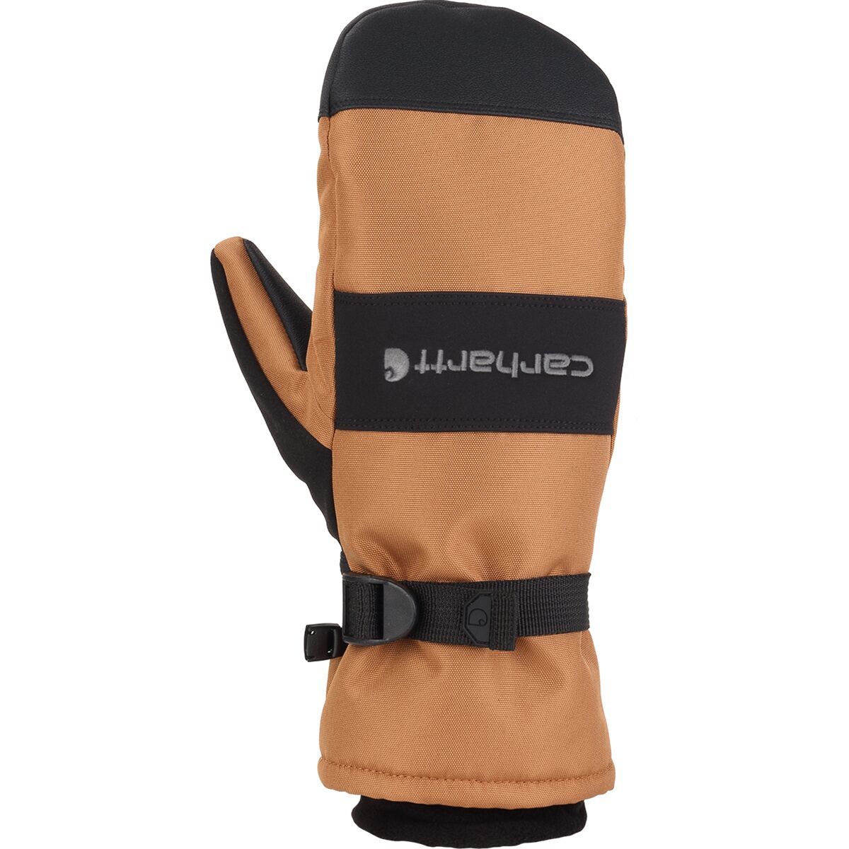 Image of Carhartt Gloves WP Insulated Knit Cuff Mitten - Men's Brown Black, S