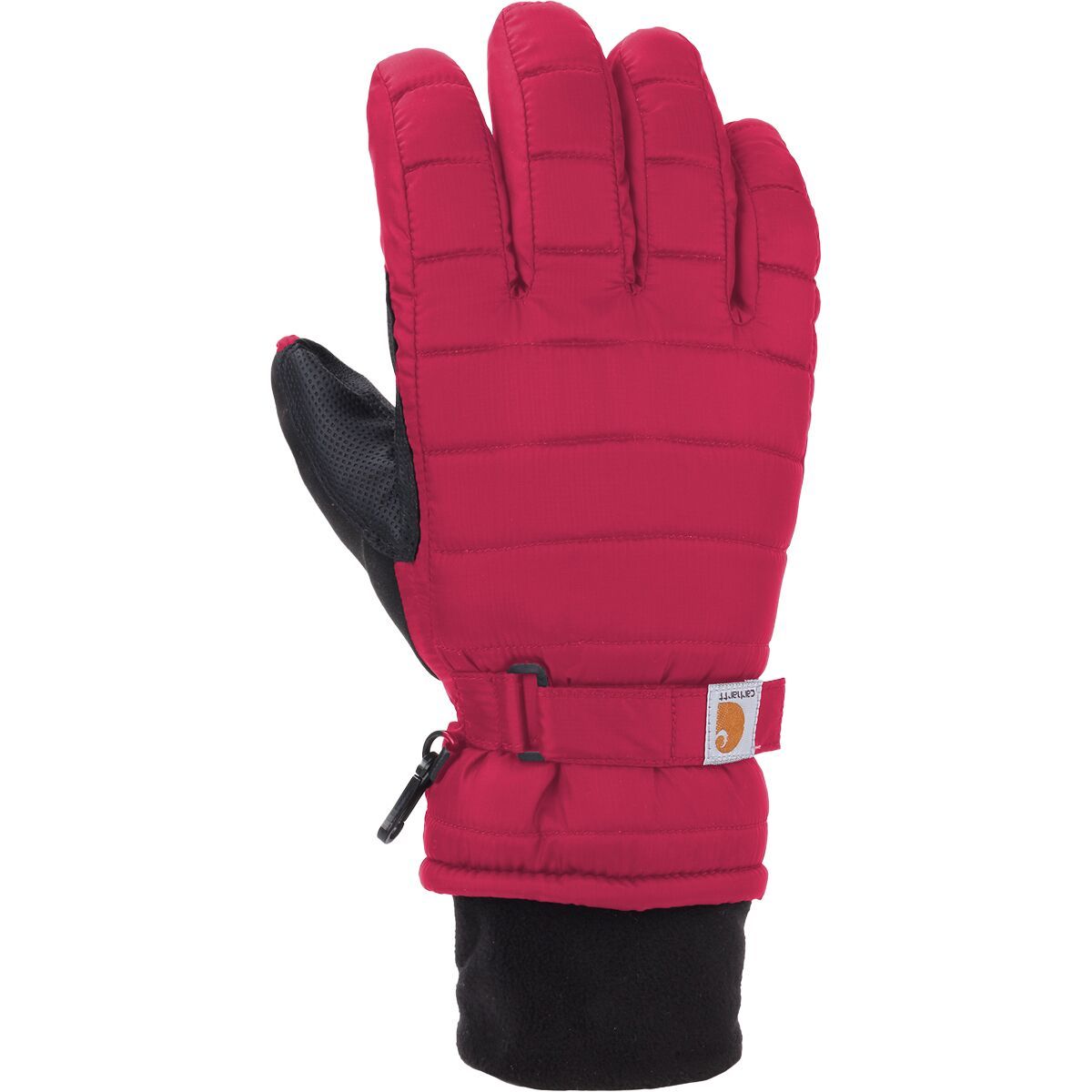Image of Carhartt Gloves WP Insulated Quilted Knit Cuff Glove - Women's Crabapple, S