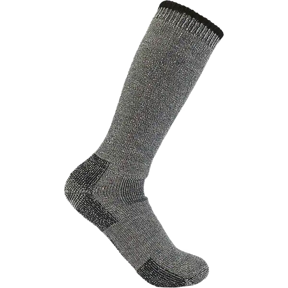 Image of Carhartt Gloves Wool Blend Boot Sock - Men's Charcoal, XL