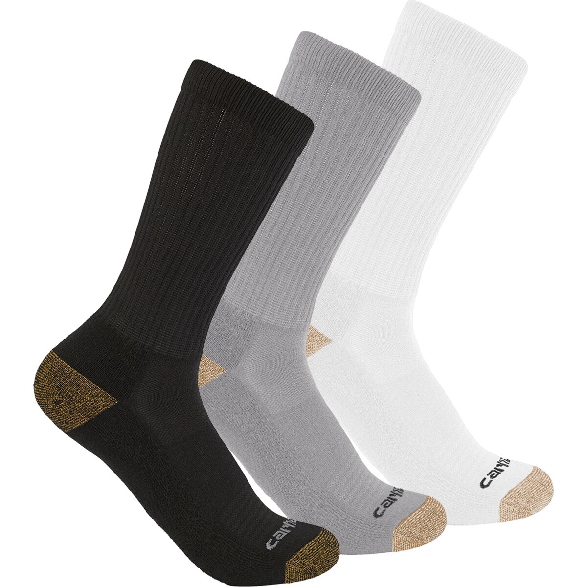 Carhartt Gloves Carhartt Gloves Midweight Synthetic Blend Crew Sock - 6-Pack - Men's Assorted 1, L