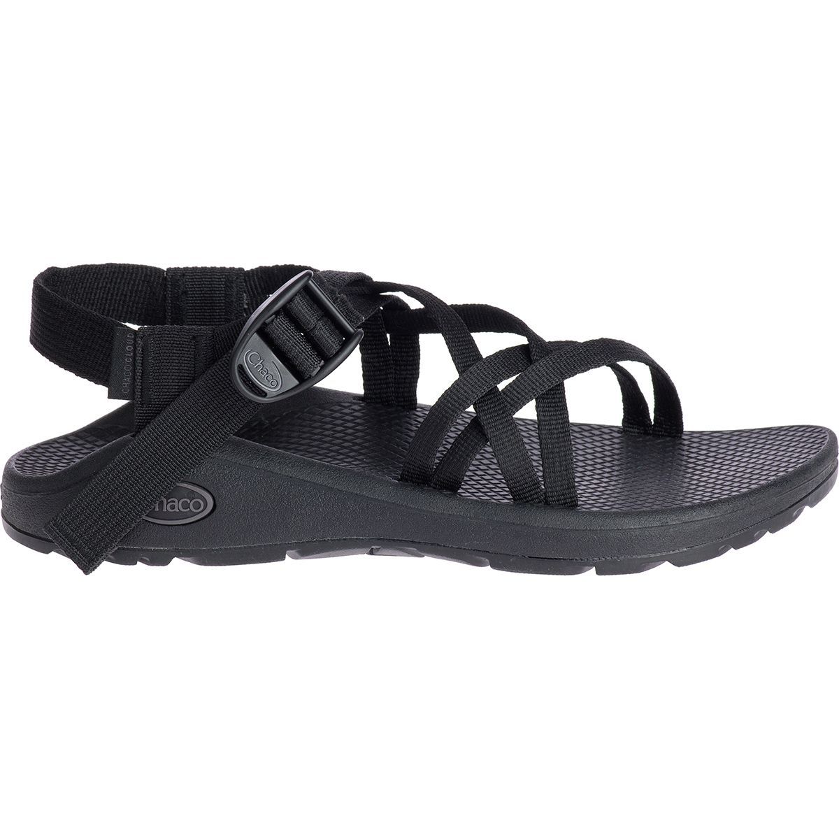 Chaco ZX/1 Cloud Sandal- Women's Solid Black, 12.0