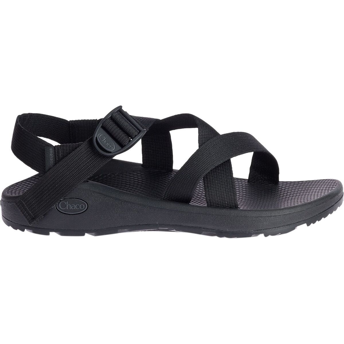Chaco Z/Cloud Sandal - Men's Solid Black, 7.0