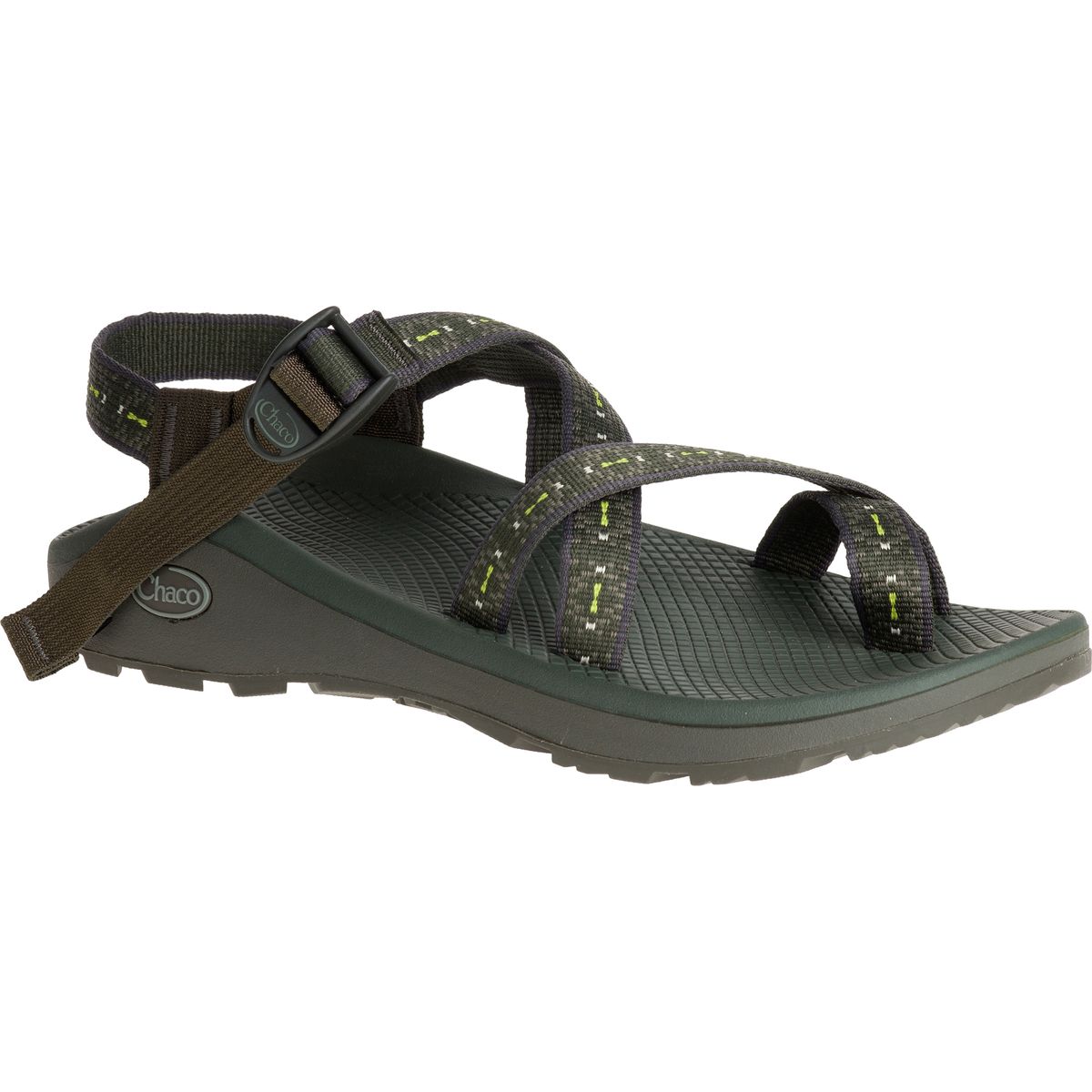 Chaco Sandals Green Mens SZ 12 Cloud 2 Adjustable Straps Hiking Water Shoe Chaco Z/Cloud 2 Adjustable Strap Cushioned Sandal Men  main image 4