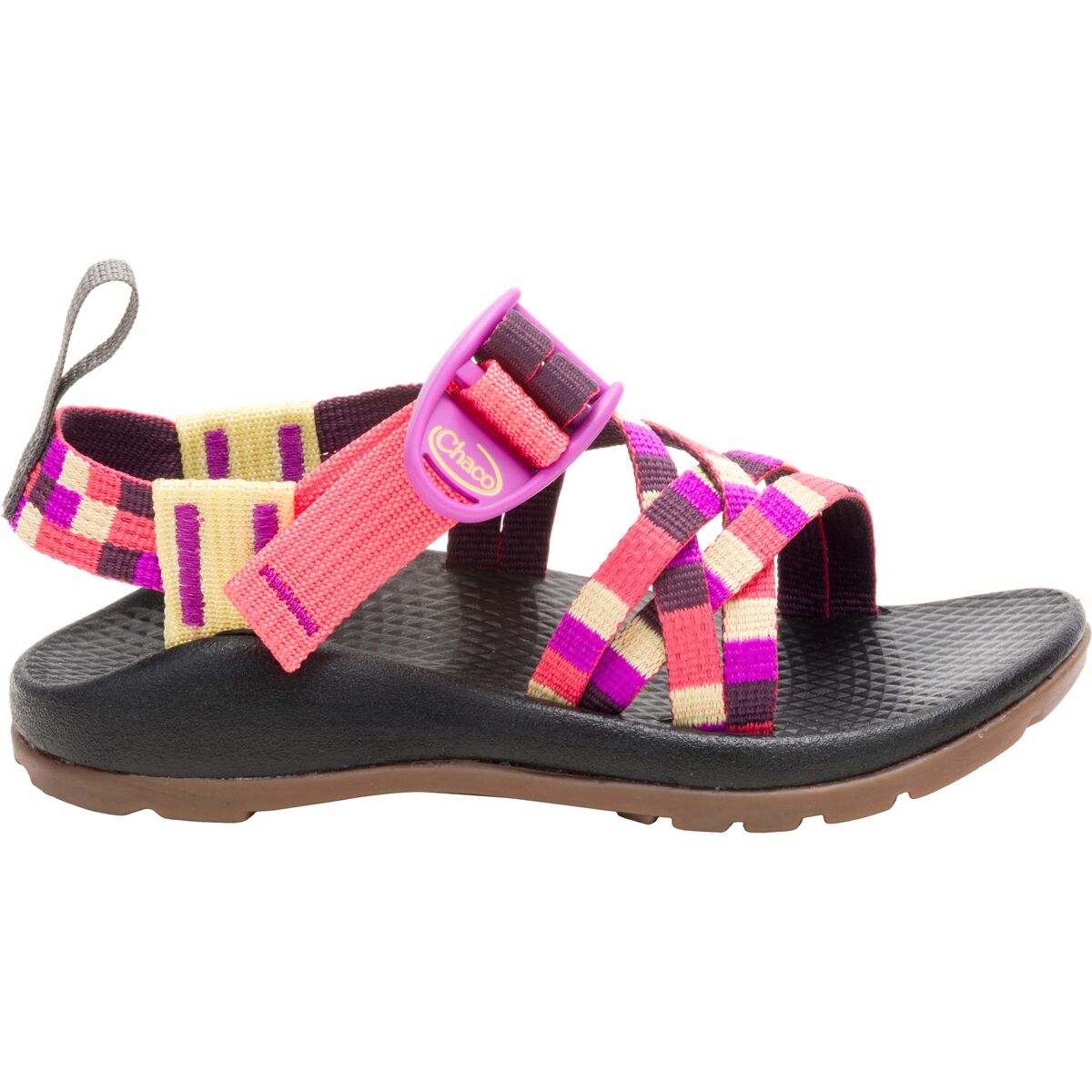 Image of Chaco ZX/1 EcoTread Sandal - Kids' Pixel Blossom, 4.0