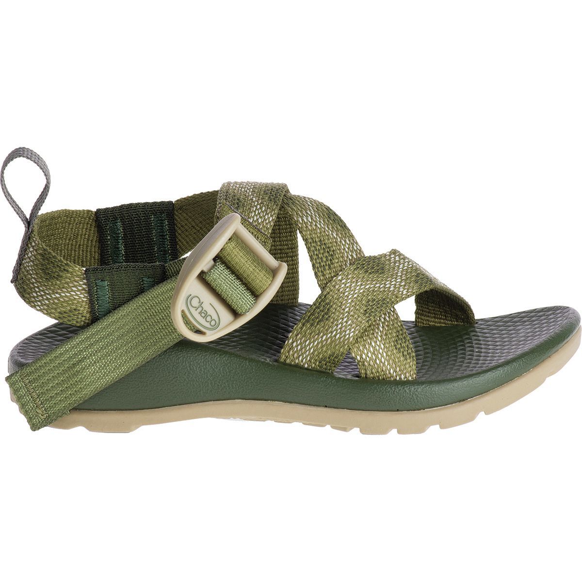 Chaco Z/1 EcoTread Sandal - Kids' Vortex Avocado, 5.0