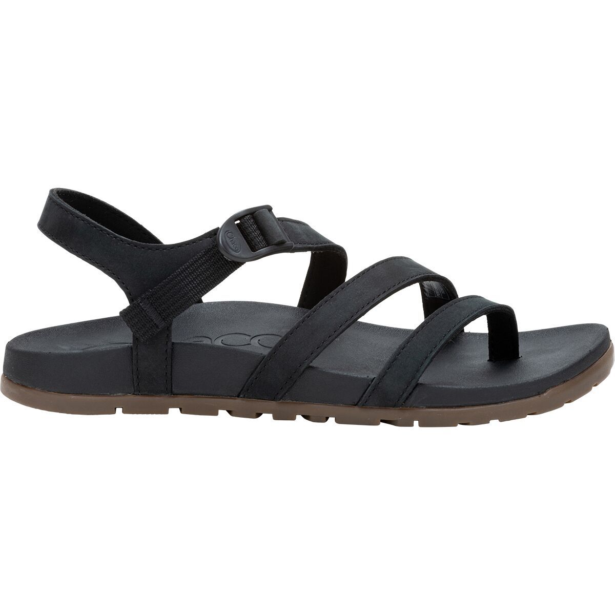 Chaco Lowdown Leather Strappy Sandal - Women's Black, 8.0