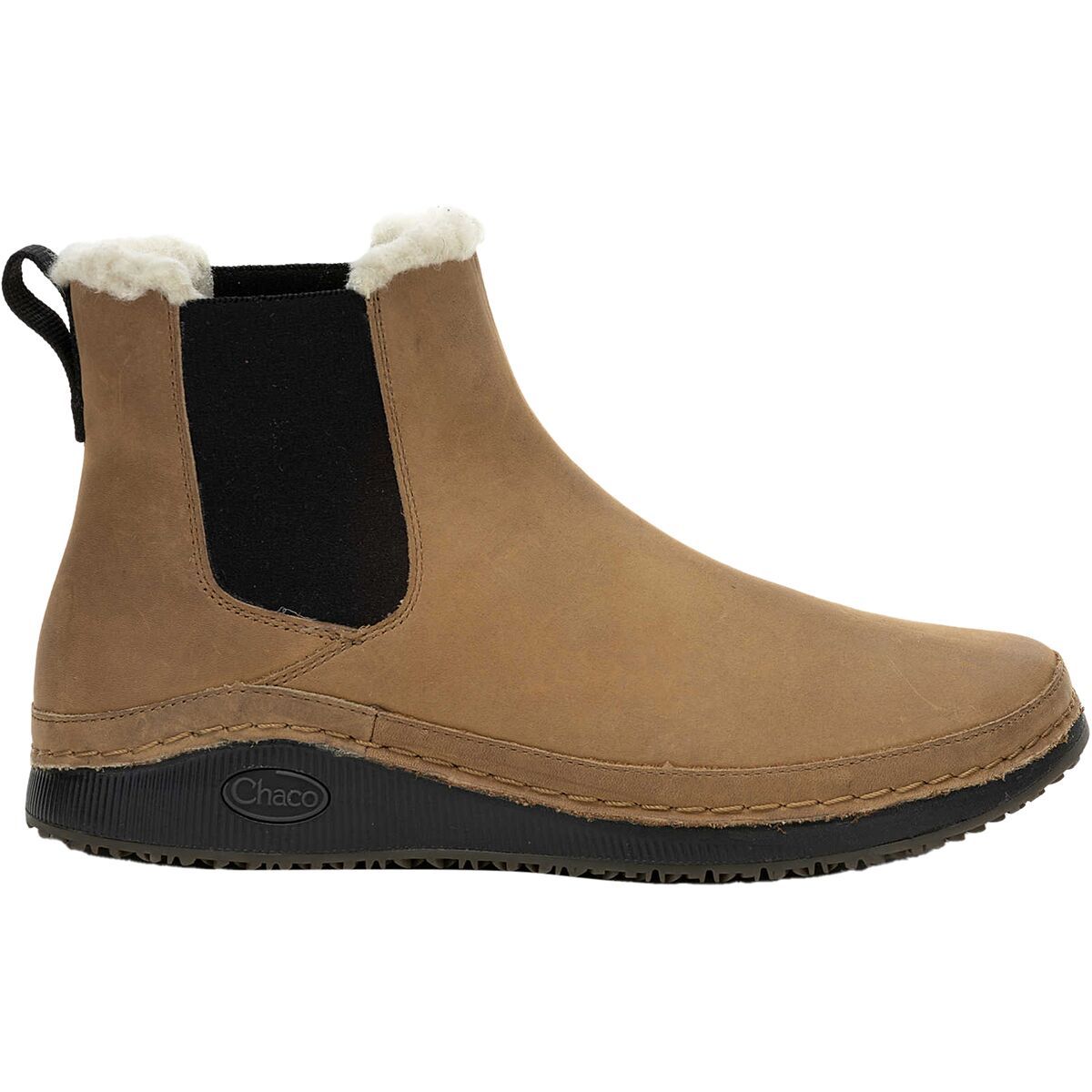 Image of Chaco Paonia Chelsea Fluff Boot - Women's Tan, 7.0
