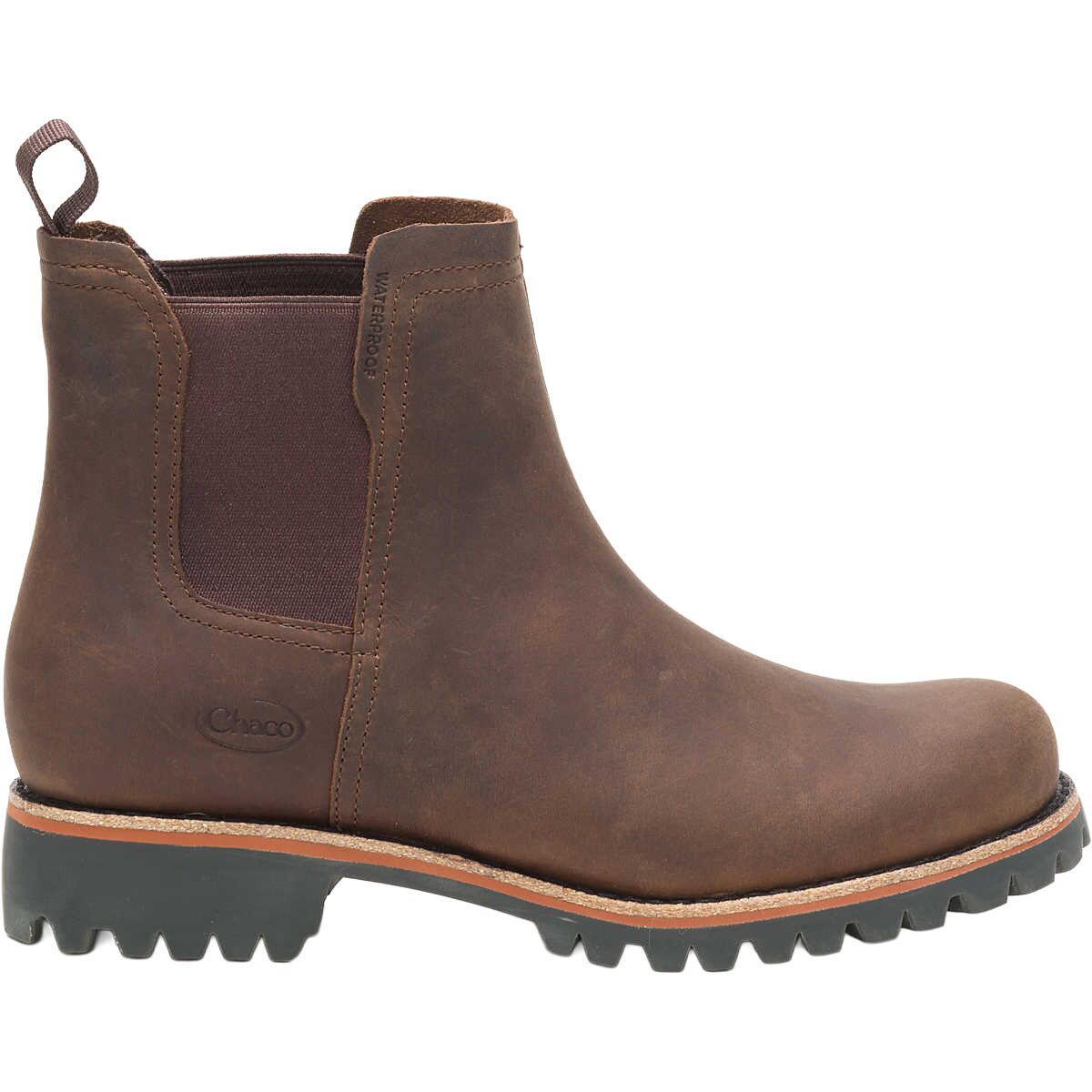Image of Chaco Fields Chelsea Waterproof Boot - Women's Chestnut Brown, 7.0