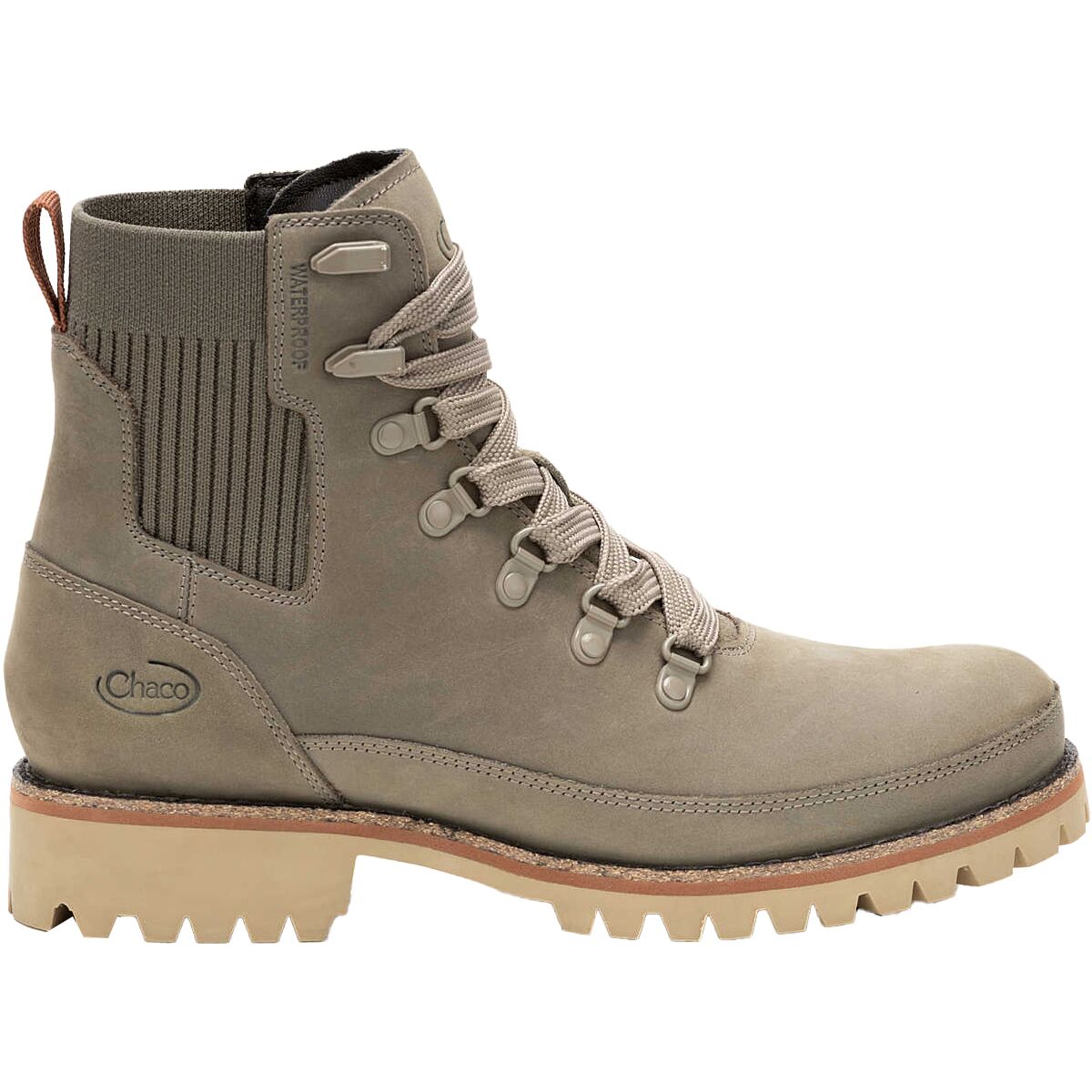 Image of Chaco Fields Lace Waterproof Boot - Women's Smoke, 7.0