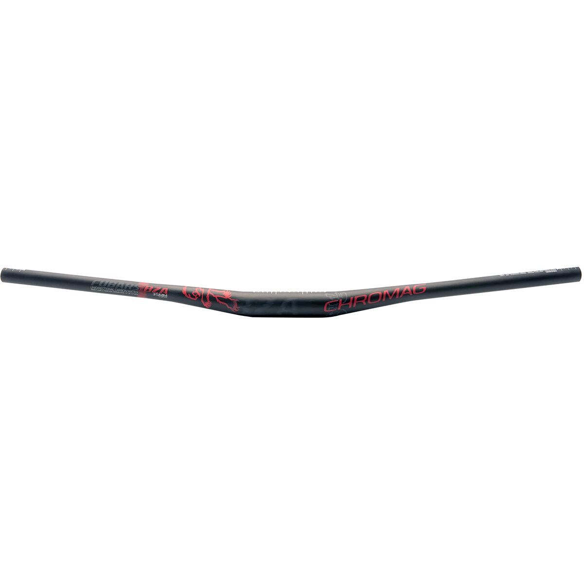Image of Chromag Cutlass Handlebar Black/Red, 35mm x 800mm