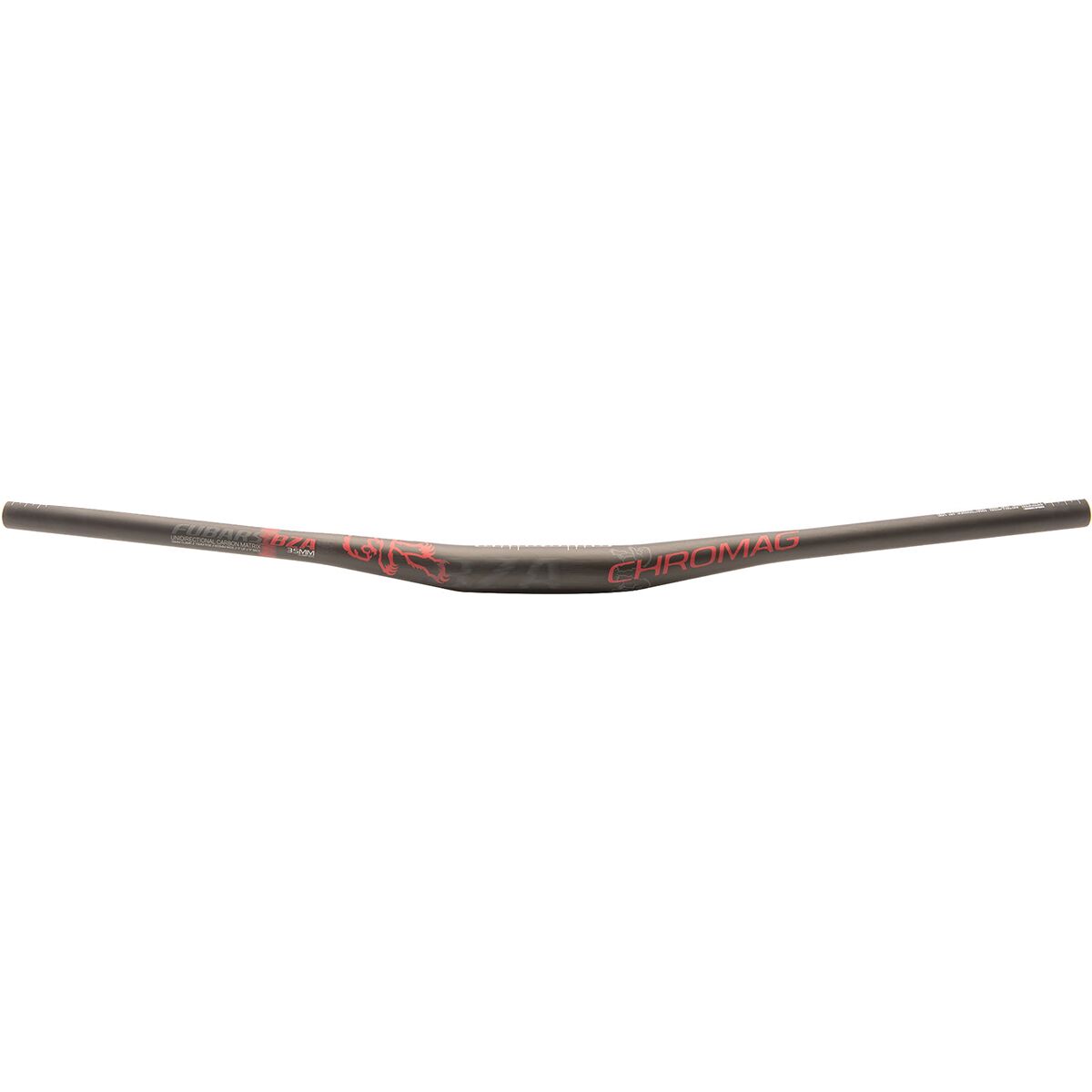 Image of Chromag BZA Handlebar Black/Red, 15mm x 800mm