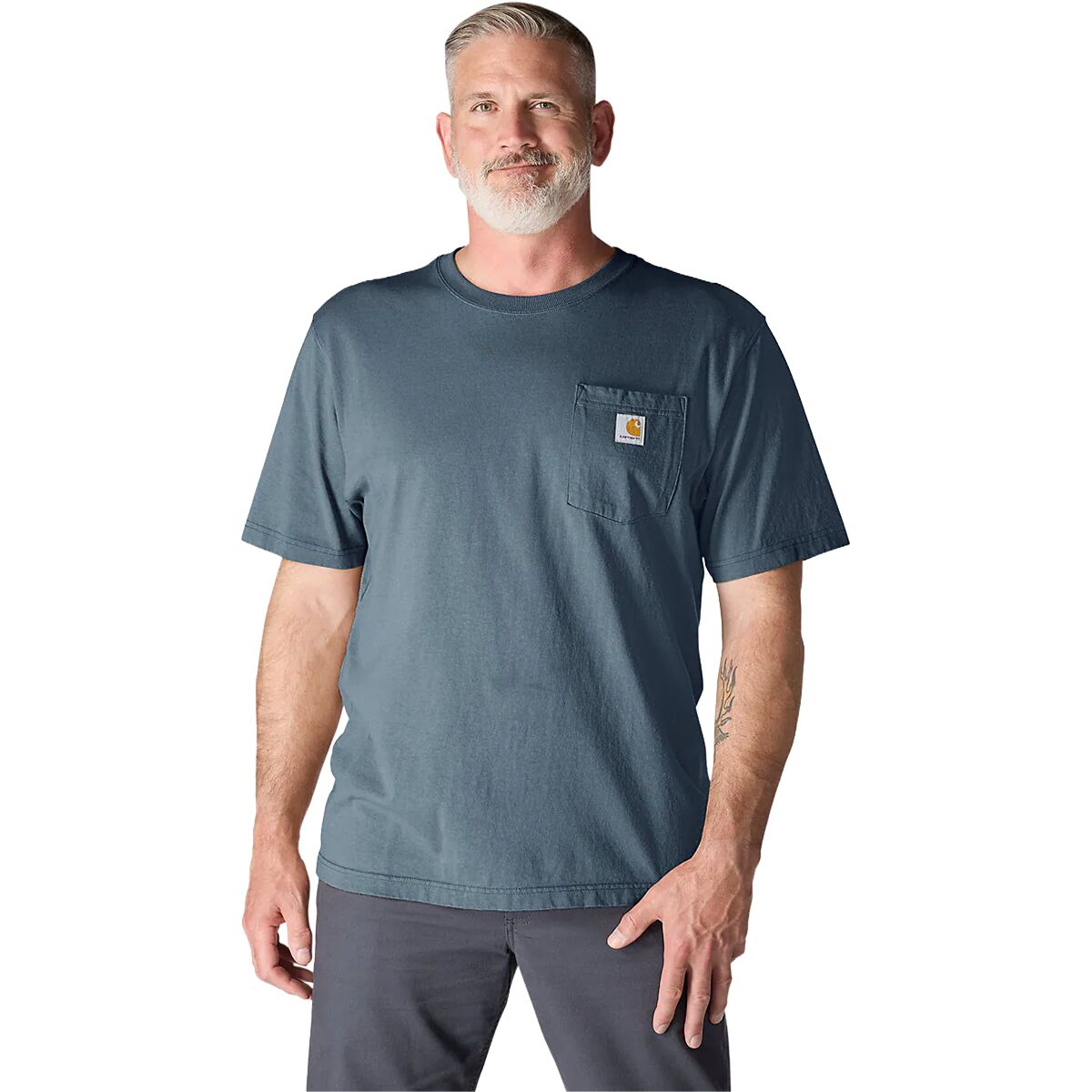 Image of Carhartt Workwear Loose Fit Pocket Short-Sleeve T-Shirt - Men's Bluestone, L