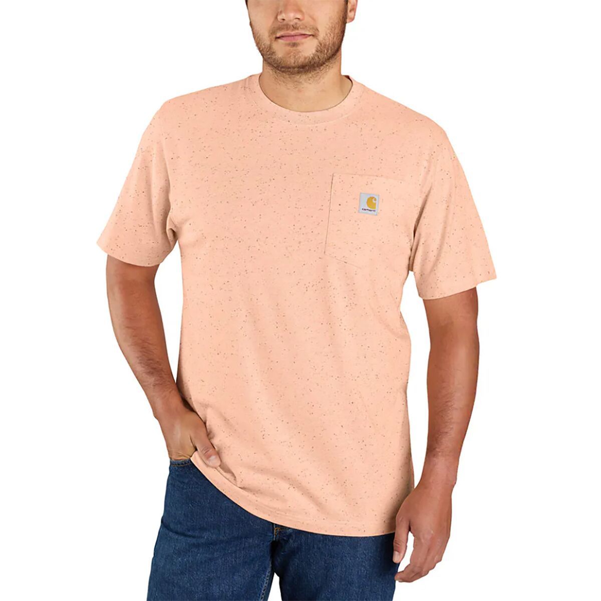 Carhartt Workwear Loose Fit Pocket Short-Sleeve T-Shirt - Men's Pale Apricot Nep, XXL