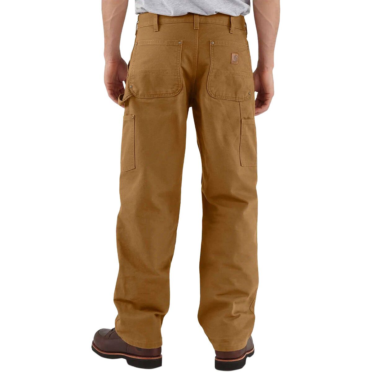 carhartt men's double front duck utility work dungaree pant