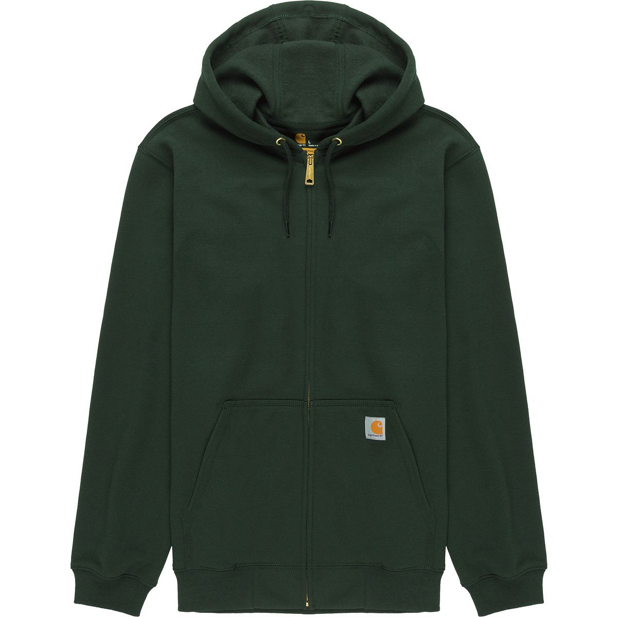 Carhartt Midweight Full-Zip Hooded Sweatshirt - Men's Canopy Green, 3XL