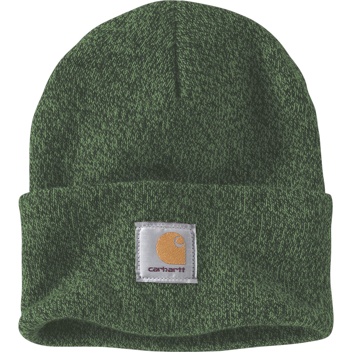 Image of Carhartt Knit Cuffed Beanie Harvest Sage/Forestry Green Marl, One Size
