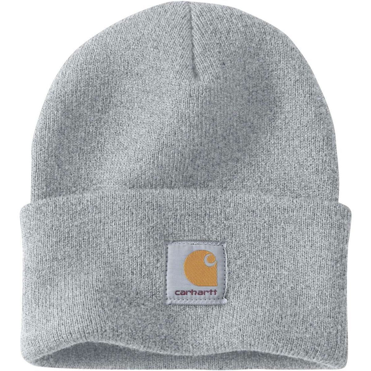 Image of Carhartt Knit Cuffed Beanie Heather Gray, One Size