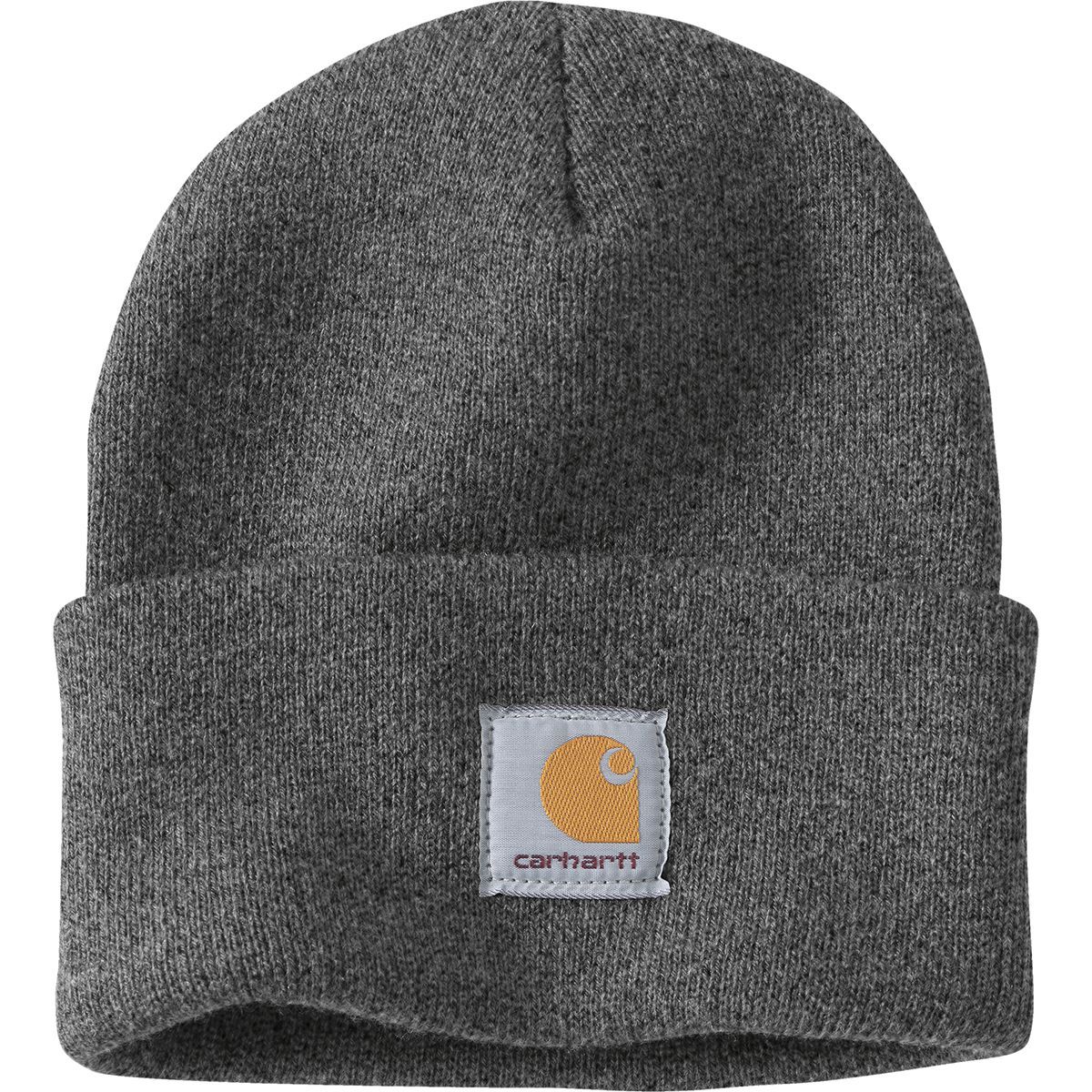 Image of Carhartt Knit Cuffed Beanie Coal Heather, One Size