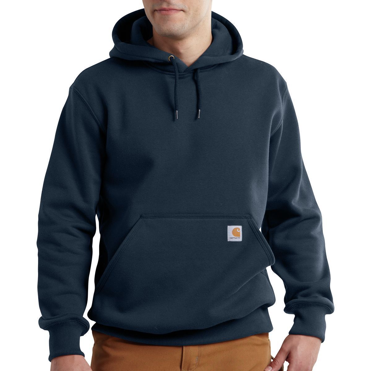 Carhartt Rain Defender Paxton Heavyweight Pullover Hoodie - Men's New Navy, L