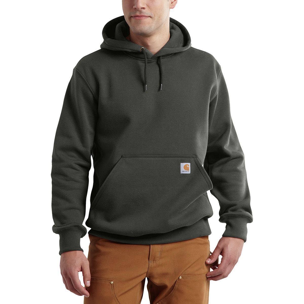 Carhartt Rain Defender Paxton Heavyweight Pullover Hoodie - Men's Peat, XXLT