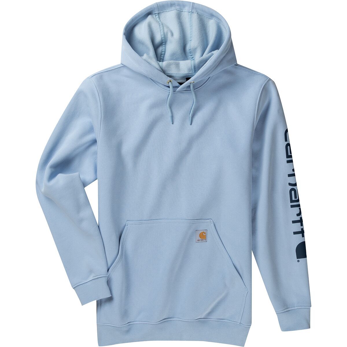 Carhartt Midweight Signature Sleeve Hooded Sweatshirt - Men's Fog Blue, XXL