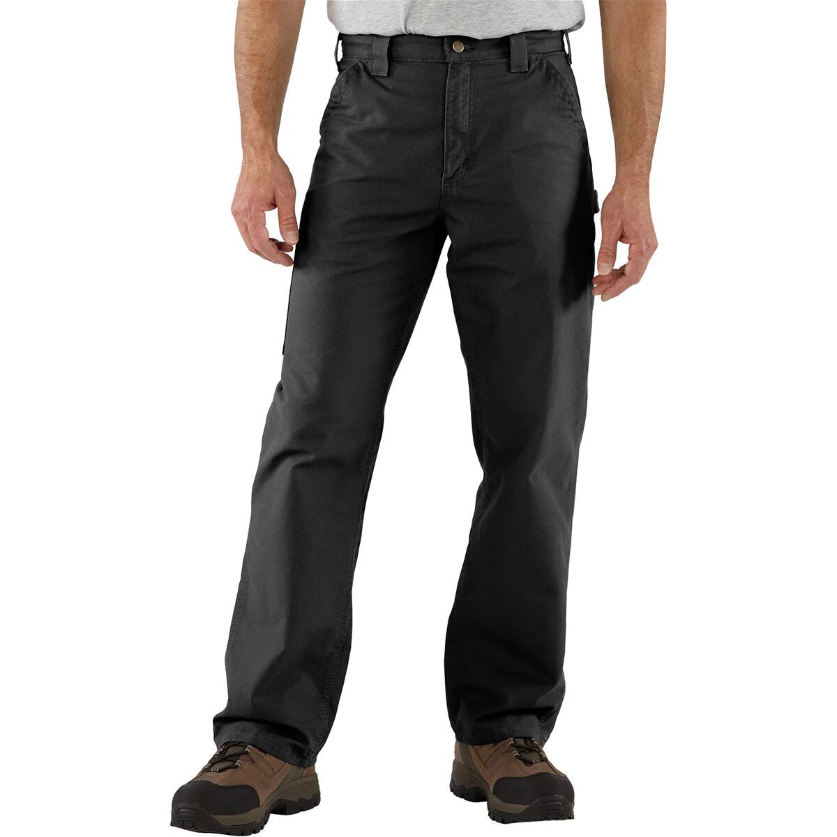Carhartt Canvas Work Dungaree Pant - Men's Black, 35x34