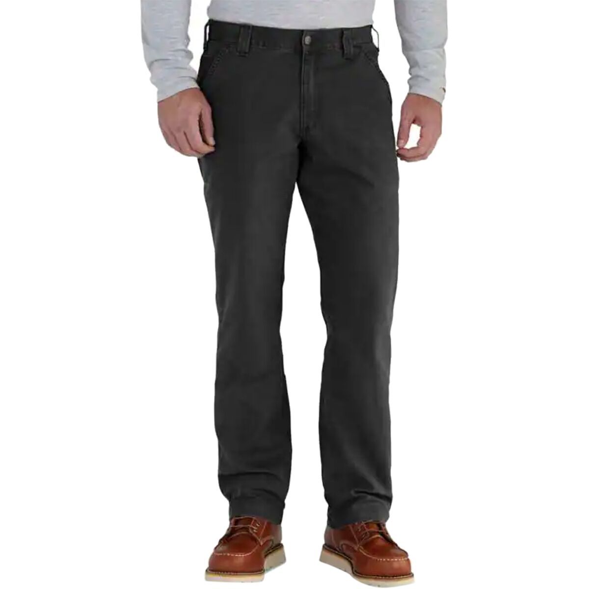 Image of Carhartt Relaxed Straight Rigby Dungaree - Men's Black, 30x32
