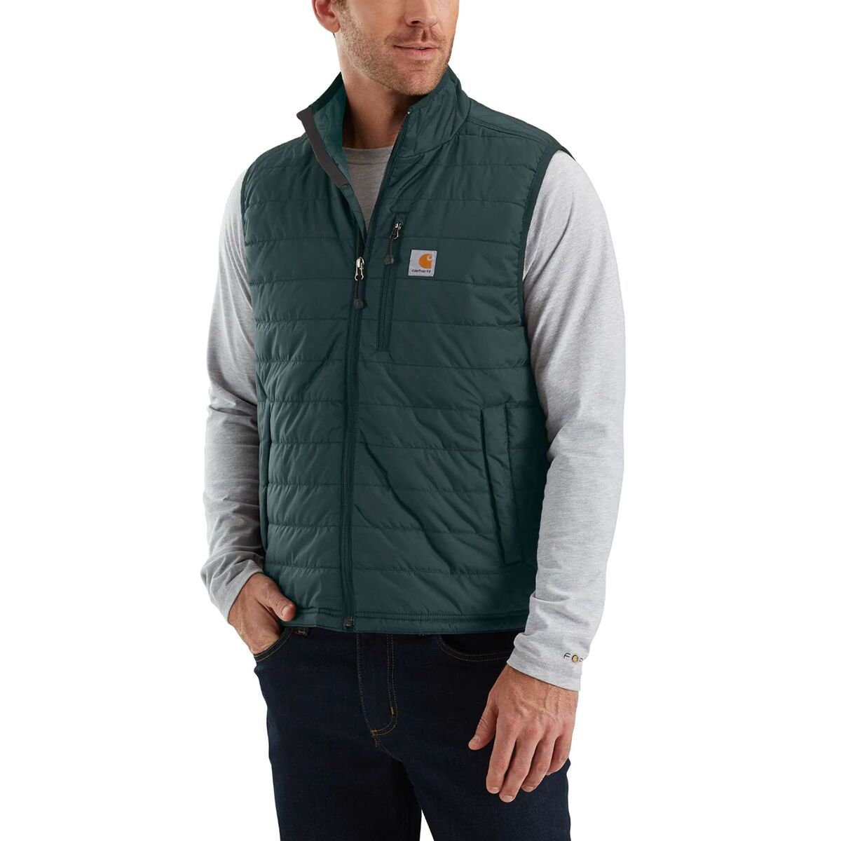 Carhartt Gilliam Vest - Men's Fog Green, XXLT
