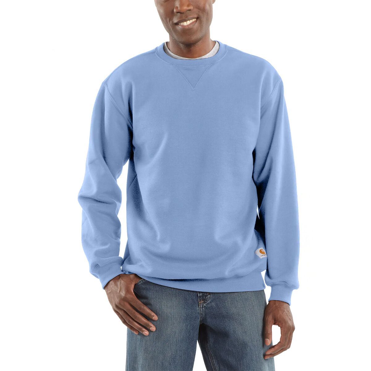 Carhartt Midweight Crewneck Sweatshirt - Men's Skystone, L