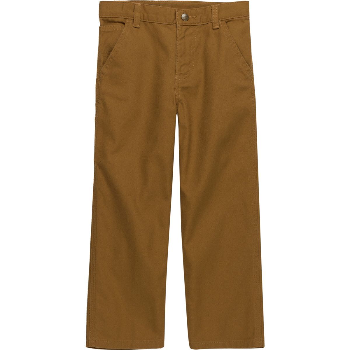 Carhartt Washed Duck Dungaree Pant - Toddler Boys' Carhartt Brown, 7