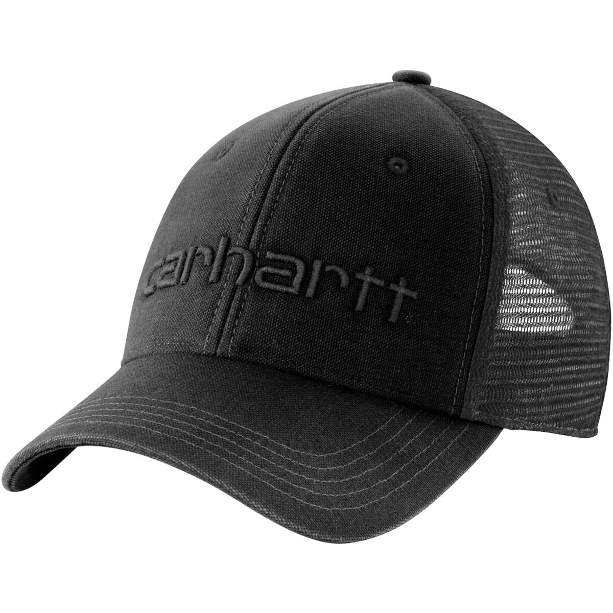 Carhartt Carhartt Canvas Mesh-Back Logo Graphic Cap Deep Ocean, One Size