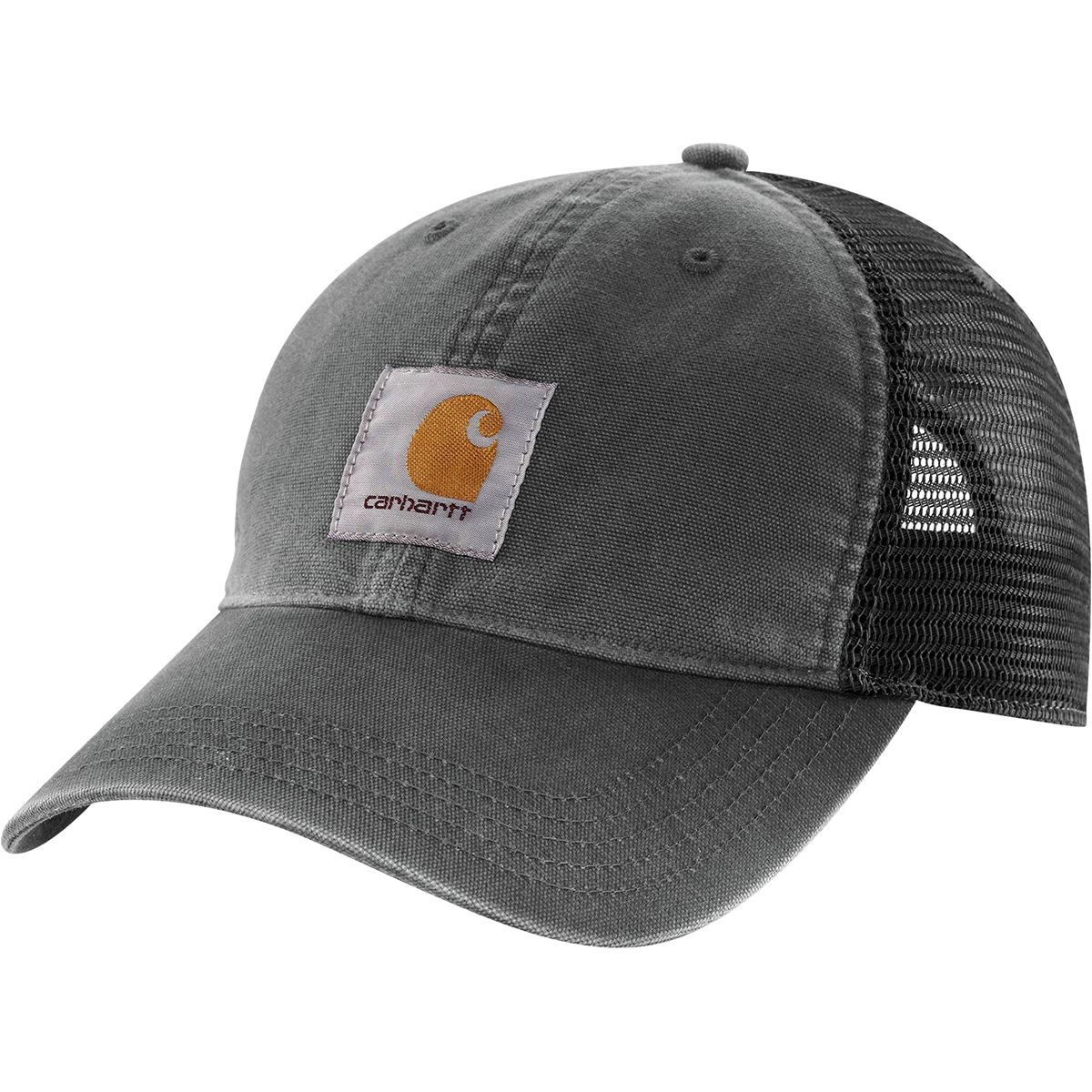 Image of Carhartt Canvas Mesh-Back Cap Black, One Size