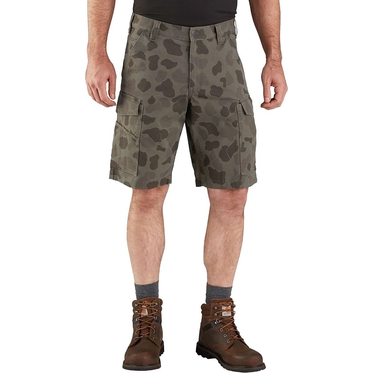 Carhartt Rugged Flex Rigby Cargo 11in Short - Men's Tarmac/Duck Camo, 36