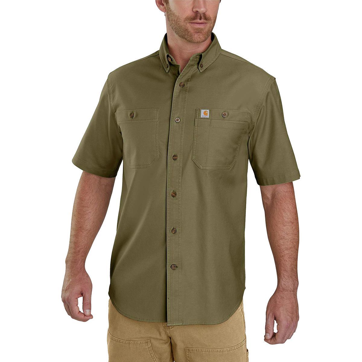 Rugged Flex Rigby Short-Sleeve Work Shirt - Men