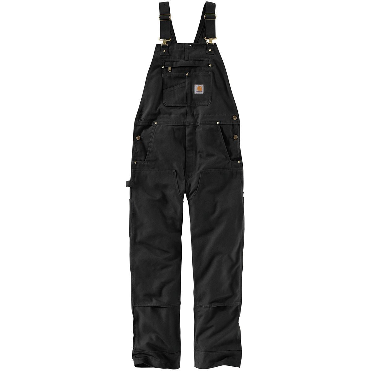 Carhartt men's duck on sale bib unlined overall r01