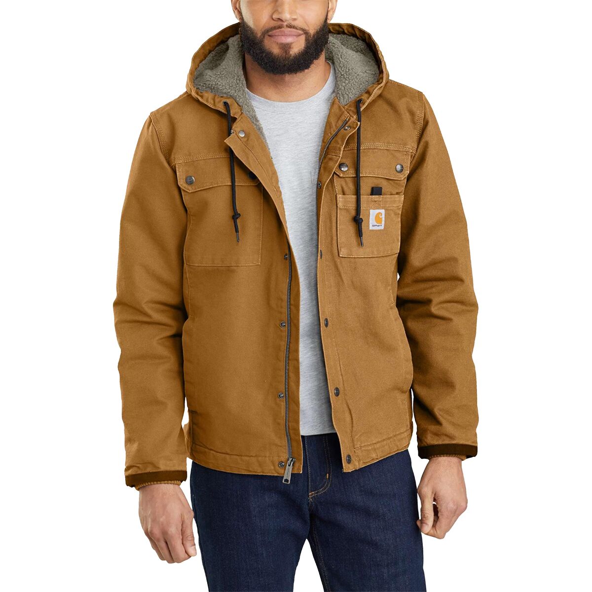 Image of Carhartt Bartlett Jacket - Men's Carhartt Brown, XL