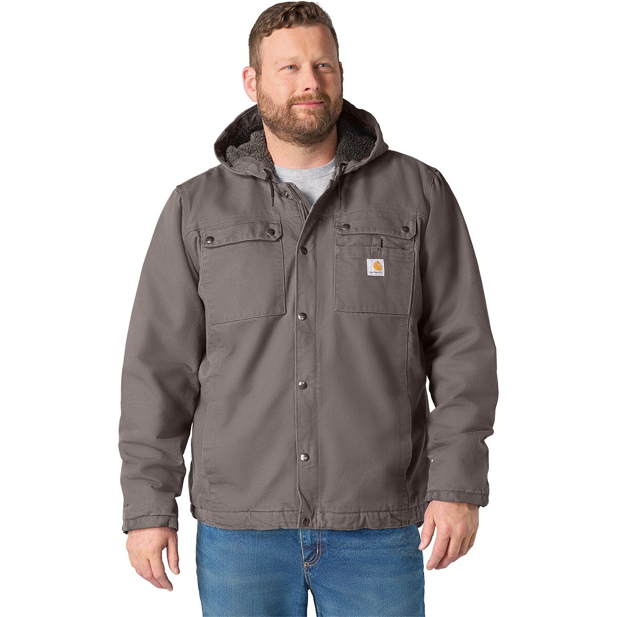 Image of Carhartt Bartlett Jacket - Men's Gravel, L