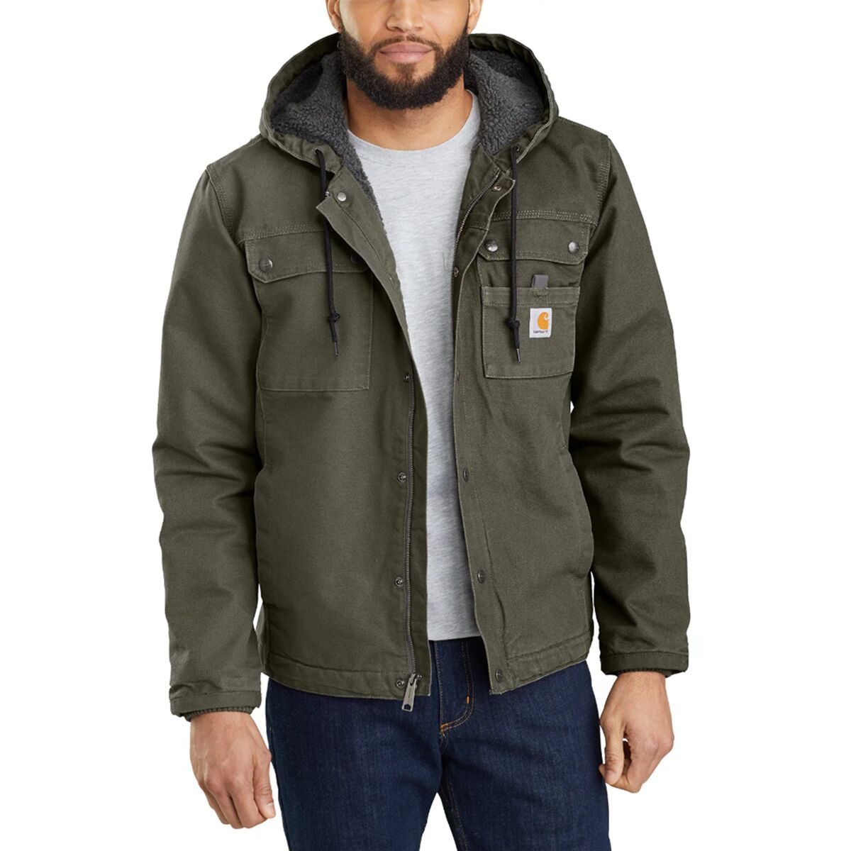 Image of Carhartt Bartlett Jacket - Men's Moss, M
