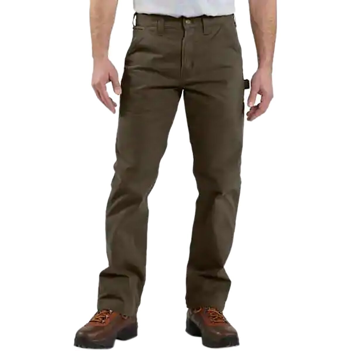 Carhartt Washed Twill Dungaree Pant - Men's Dark Coffee, 32x30